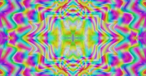 Abstract Pattern Kaleidoscope Art Background Wallpaper Illustrazione stock