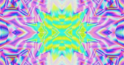 Abstract Pattern Kaleidoscope Art Background Wallpaper Stock Illustration