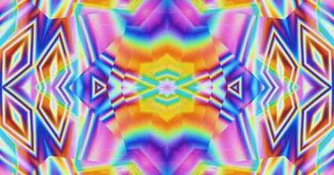 Abstract Pattern Kaleidoscope Art Background Wallpaper Illustrazione stock