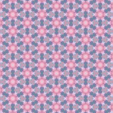 Abstract pattern kaleidoscope background, patterns for fabric printing, decor Stock Illustration