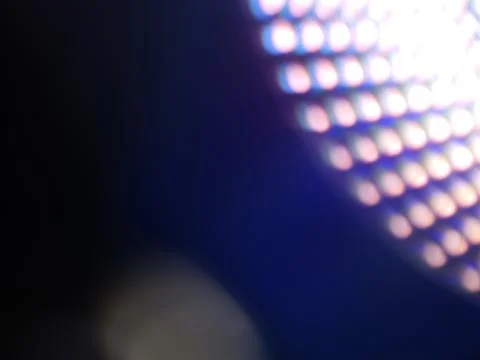 Abstract pattern from LED lamp Stock Photos