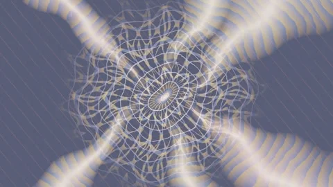 Abstract pattern with light forms and geometric shapes in motion Stock Footage 337387269