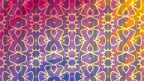 Abstract pattern with light golden geometric designs, suitable for background or Stock Footage 325746737