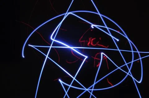 Abstract pattern of light Foto stock