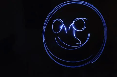 Abstract pattern of light Foto stock