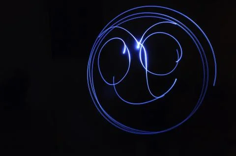 Abstract pattern of light Foto stock