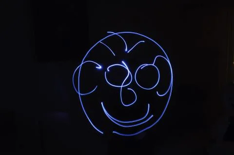 Abstract pattern of light Foto stock