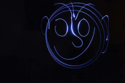 Abstract pattern of light Foto stock