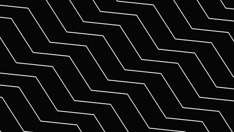 Abstract pattern with lines. Vector seamless zigzag lines pattern. Stock Footage 288064715