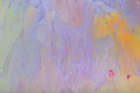 Abstract pattern of liquid mixed oil paints. Stock Illustration