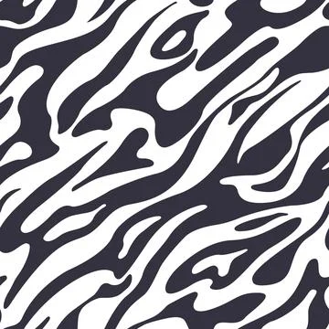 Abstract pattern with liquid texture. Stock Illustration