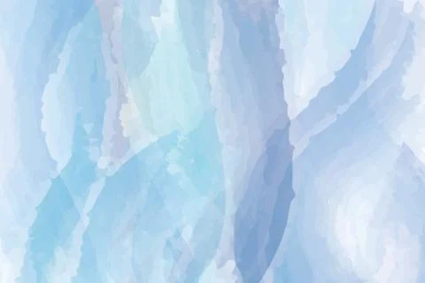 Abstract pattern made with blue watercolor brushes. Stock Illustration