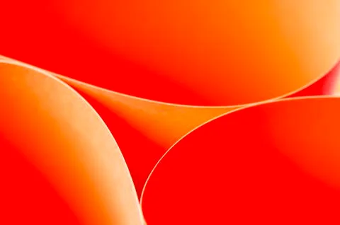 Abstract pattern made of bright red material Stock Photos