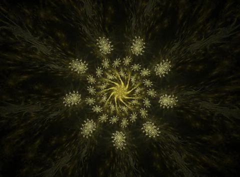 Abstract pattern - a mandala Stock Illustration