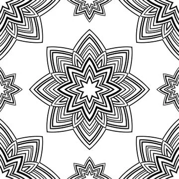 Abstract pattern of mandala. Stock Illustration