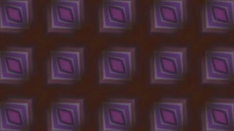 Abstract pattern of many same figures. Motion. Moving rows of squared shapes. Stock Illustration