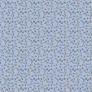 Abstract pattern of many small colored and black elements. Illustrazione stock