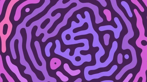 Abstract pattern maze labyrinth animation. solution line Stock Footage 159825391