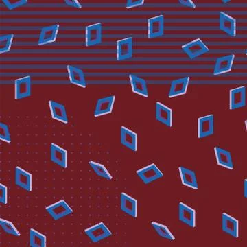 Abstract pattern. Memphis style Illustrazione stock