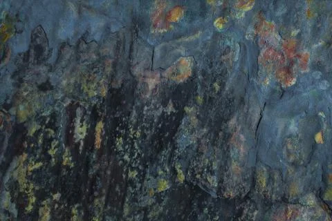 Abstract Pattern of Messy Concrete Stone Painted Wall Stock Photos