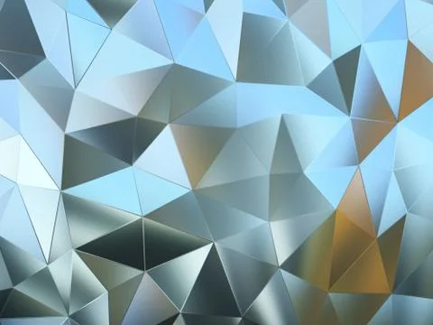 Abstract pattern of metal pieces Stock Illustration