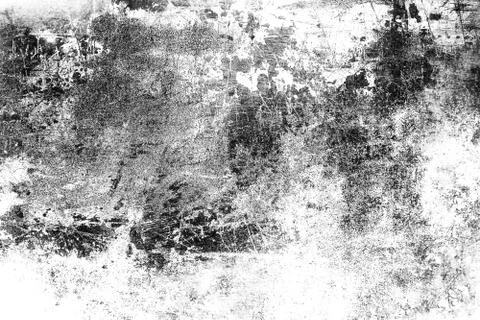 Abstract pattern of monochrome elements. Background of black and white textures Illustrazione stock
