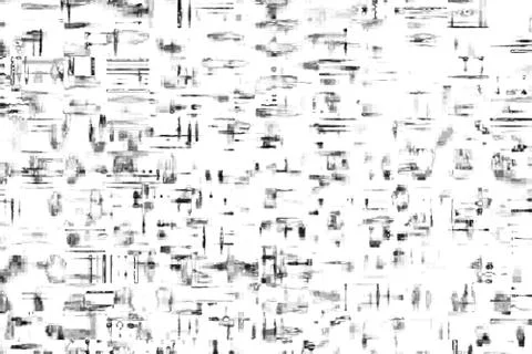 Abstract pattern of monochrome elements texture Stock Illustration