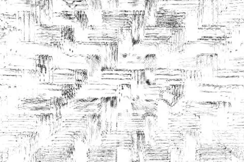 Abstract pattern of monochrome elements texture Illustrazione stock