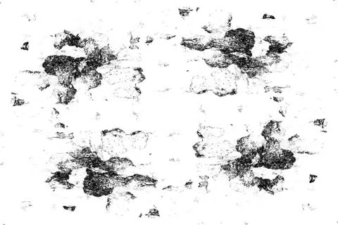 Abstract pattern of monochrome elements texture Illustrazione stock