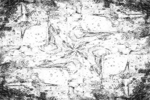Abstract pattern of monochrome elements texture 스톡 일러스트