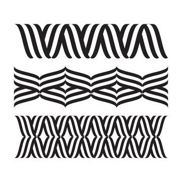 Abstract Pattern Motif Pack_3 Designs Stock Illustration