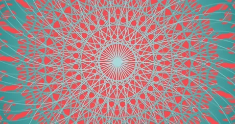 Abstract Pattern Motion. Ornamental Background Stock Footage 125724591