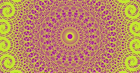 Abstract Pattern Motion. Ornamental Background Stock Footage 125951993