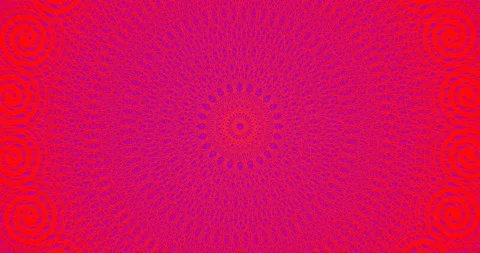 Abstract Pattern Motion. Ornamental Red and Blue  Background Stock Footage 125997313