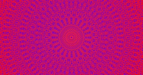 Abstract Pattern Motion. Ornamental Red and Blue  Background Stock Footage 126000106