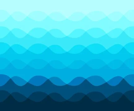 Abstract pattern with motion waves, curve blue lines Stock Illustration