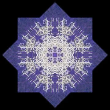 Abstract pattern, multi-colored kaleidoscope from photos modern buildings Ilustración de archivo