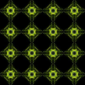 Abstract pattern, multi-colored kaleidoscope from photos lighting and spotlights Stock Illustration