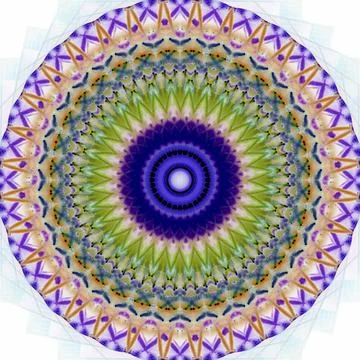 Abstract pattern, multi-colored kaleidoscope from photos lighting and spotlights Stock Illustration