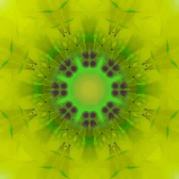 Abstract pattern, multi-colored kaleidoscope from photos light and smoke Ilustración de archivo