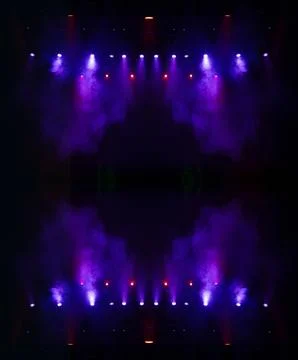 Abstract pattern, multi-colored kaleidoscope from photos light and smoke Stock Illustration