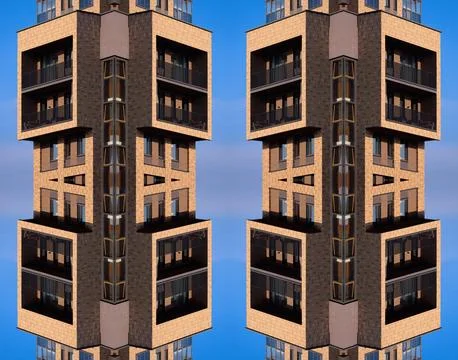 Abstract pattern, multi-colored kaleidoscope from photos. Stock Photos