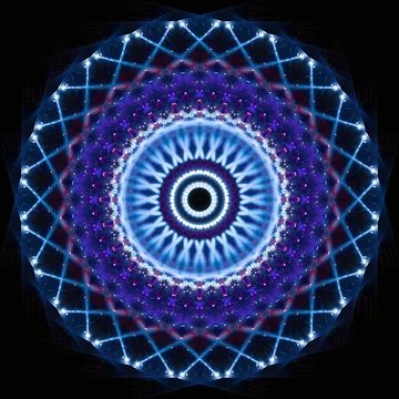 Abstract pattern, multi-colored kaleidoscope from photos lighting and spotlights Stock Photos