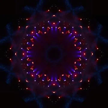 Abstract pattern, multi-colored kaleidoscope from photos lighting and spotlights Stock Photos
