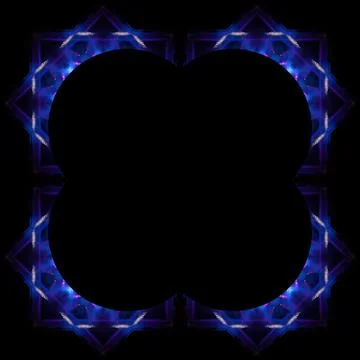 Abstract pattern, multi-colored kaleidoscope from photos light and smoke Stock-Fotos