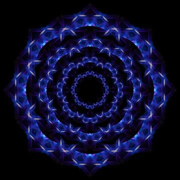 Abstract pattern, multi-colored kaleidoscope from photos lighting and spotlights Stock Photos