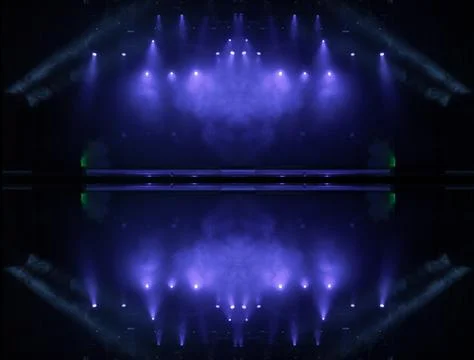 Abstract pattern, multi-colored kaleidoscope from photos light and smoke Stock-Fotos