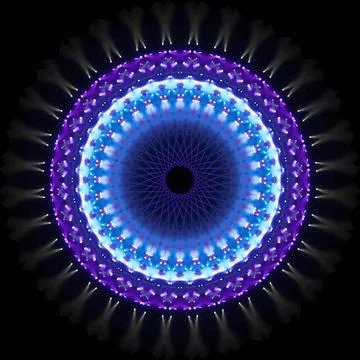 Abstract pattern, multi-colored kaleidoscope from photos lighting and spotlights Stock Photos