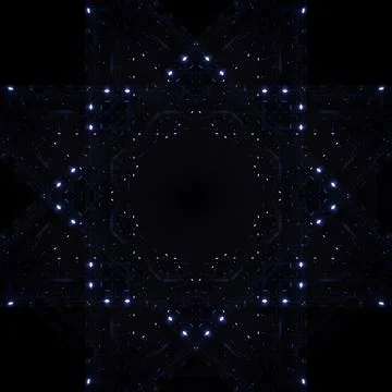 Abstract pattern, multi-colored kaleidoscope from photos light and smoke Stock Photos