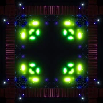 Abstract pattern, multi-colored kaleidoscope from photos light and smoke Photos